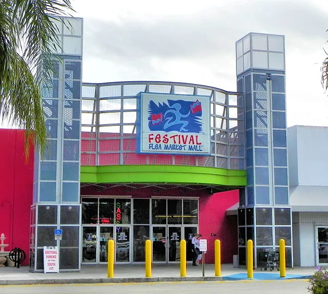 Festival flea market entrance, Pompano Beach