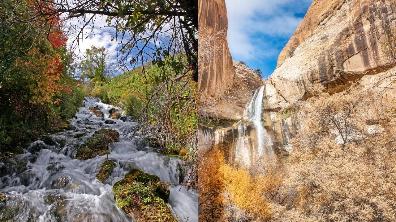 best waterfalls in Utah