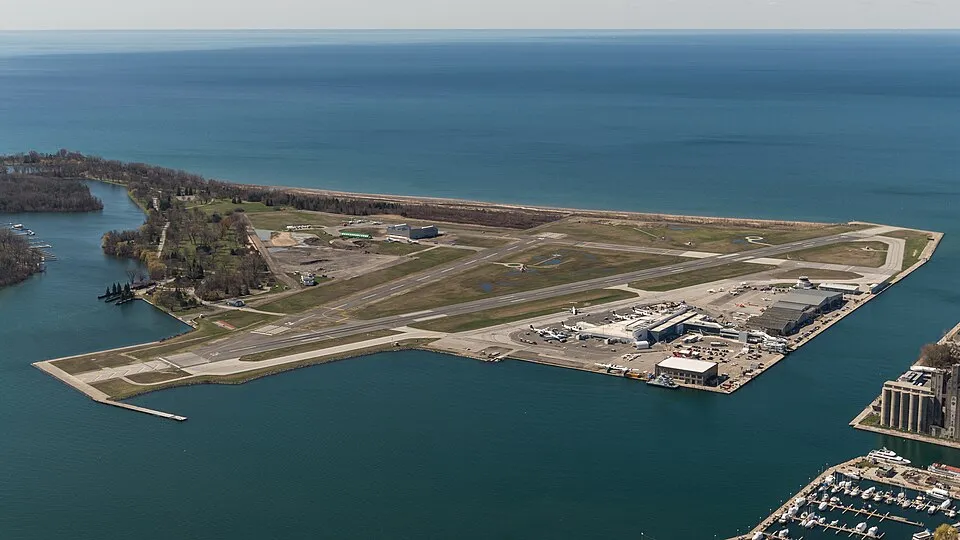 Billy Bishop Toronto City Airport, one of the most memorable city-center airports