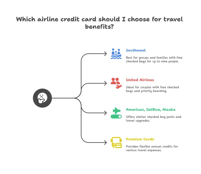 Which airline credit card to choose for travel benefits?