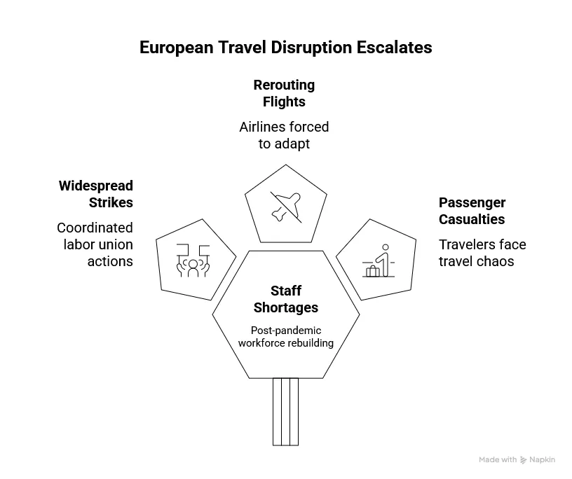 France Travel Chaos escalates